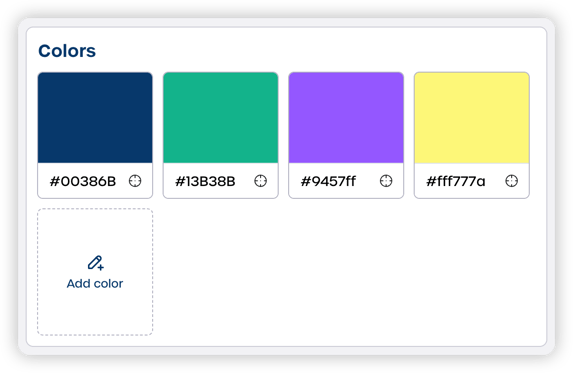 Marvia flex templates brand kit colors