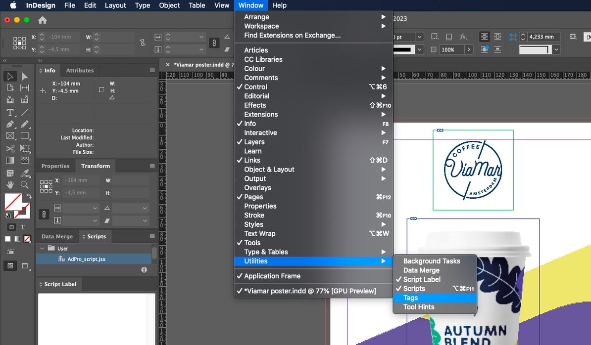 Support Concept Indesign How do I create and manage an InDesign package for the Template Studio?
